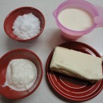 ミキサーに入れる材料