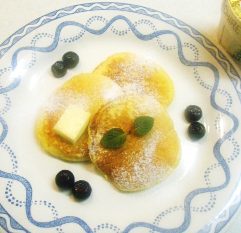 リコッタチーズのパンケーキ