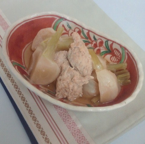 かぶとつくねの煮物