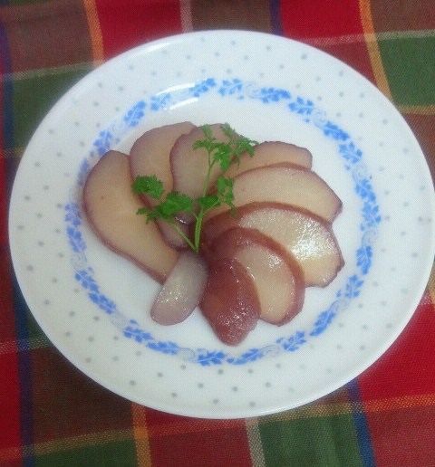 洋梨の赤ワイン煮 洋梨の赤ワイン煮
