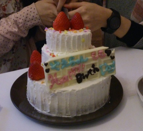 ケーキ入刀