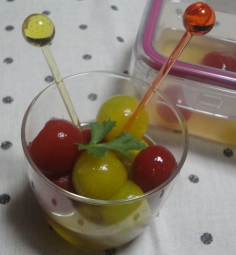 プチトマトの白ワイン煮