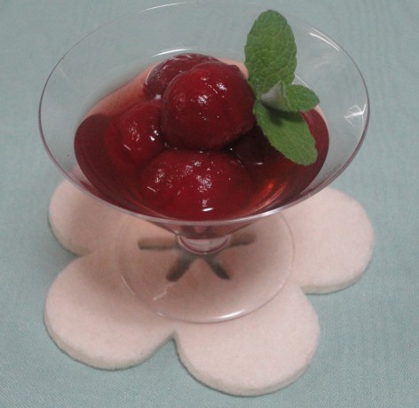 プチトマトの赤ワイン煮