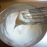 柔らかいメレンゲ