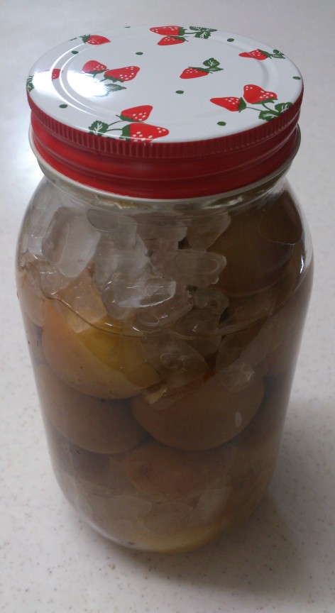 １日おいたところ