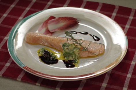 鮭の香草焼き