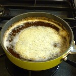 バターを焦がす