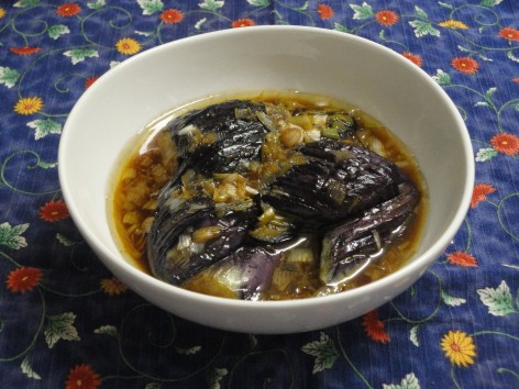 茄子の中華風炒め漬け