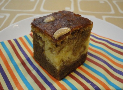 コーヒーのマーブルケーキ