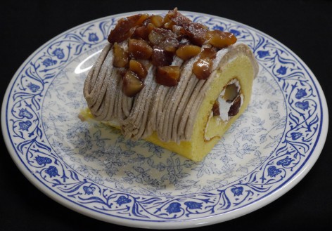 ミニ✩ロールケーキ～和栗のモンブラン仕立て