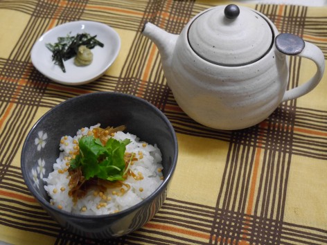 豆乳茶漬け
