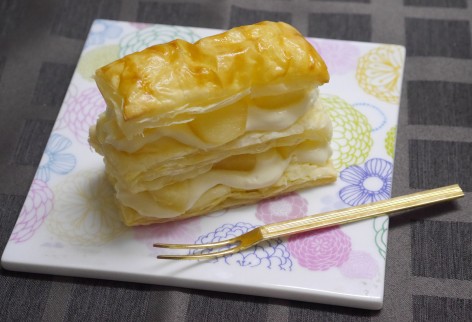 りんごとクリームチーズのミルフィーユ