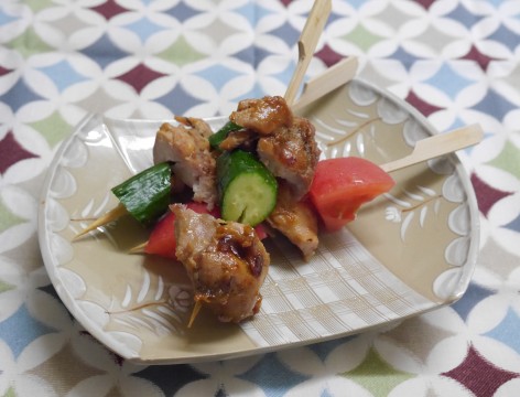 鶏の梅干し煮